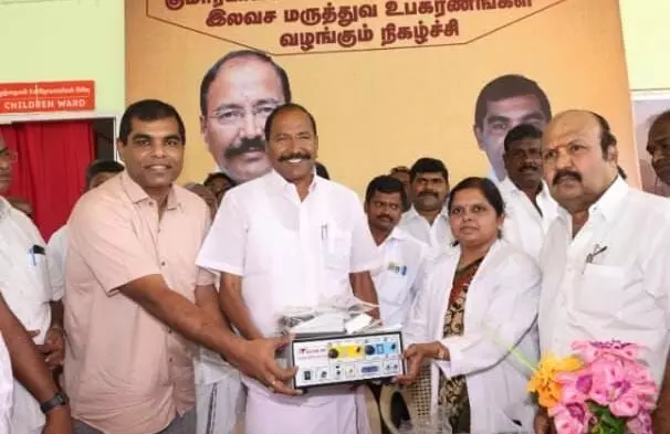 குமாரபாளையம் அரசு மருத்துவமனைக்கு மருத்துவ உபகரணங்கள் வழங்கல் குமாரபாளையம் அரசு மருத்துவமனைக்கு மருத்துவ உபகரணங்கள் வழங்கல்
