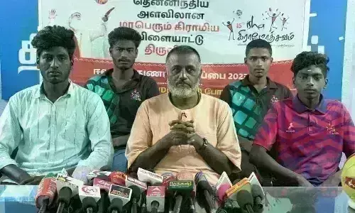 ஈஷா கிராமோத்சவம் சார்பில் திருச்சியில் மண்டல அளவிலான விளையாட்டு போட்டி ஈஷா கிராமோத்சவம் சார்பில் திருச்சியில் மண்டல அளவிலான விளையாட்டு போட்டி