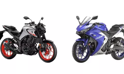 Yamaha YZF R3 And MT-03 டிசம்பரில் இரண்டு புதிய பைக்குகளை அறிமுகம் செய்யும் யமஹா