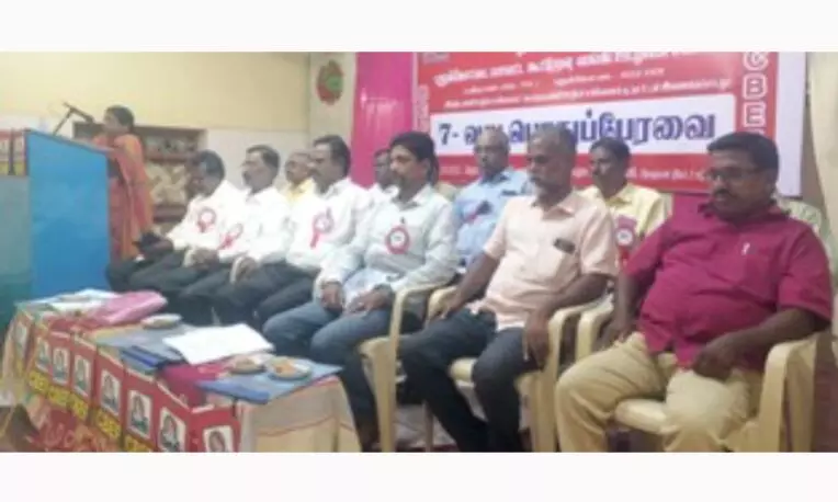 தமிழ்நாடு வங்கி உருவாக்கப்பட வேண்டும்: முன்னாள் எம்எல்ஏ பாலபாரதி பேச்சு தமிழ்நாடு வங்கி உருவாக்கப்பட வேண்டும்: முன்னாள் எம்எல்ஏ பாலபாரதி பேச்சு