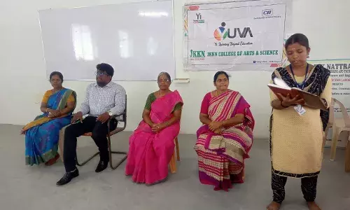 JKKN கலை மற்றும் அறிவியல் கல்லூரி மாணவர்களுக்கு பயிற்சி பட்டறை..!