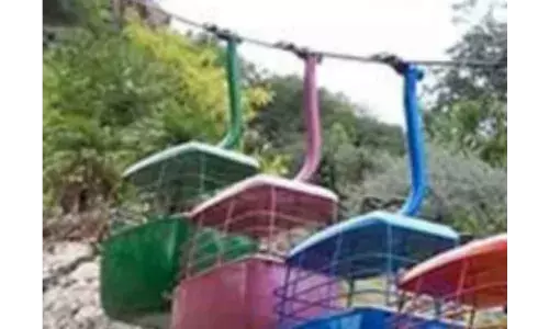 பழனி கோயிலில் தயார்நிலையில்  ரோப் கார் வசதி பழனி கோயிலில் தயார்நிலையில்  ரோப் கார் வசதி