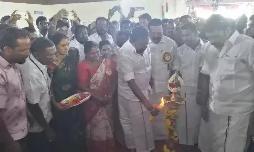 குமாரபாளையம் நகராட்சி  தினசரி சந்தை : அமைச்சர் நேரு திறப்பு..! குமாரபாளையம் நகராட்சி  தினசரி சந்தை : அமைச்சர் நேரு திறப்பு..!