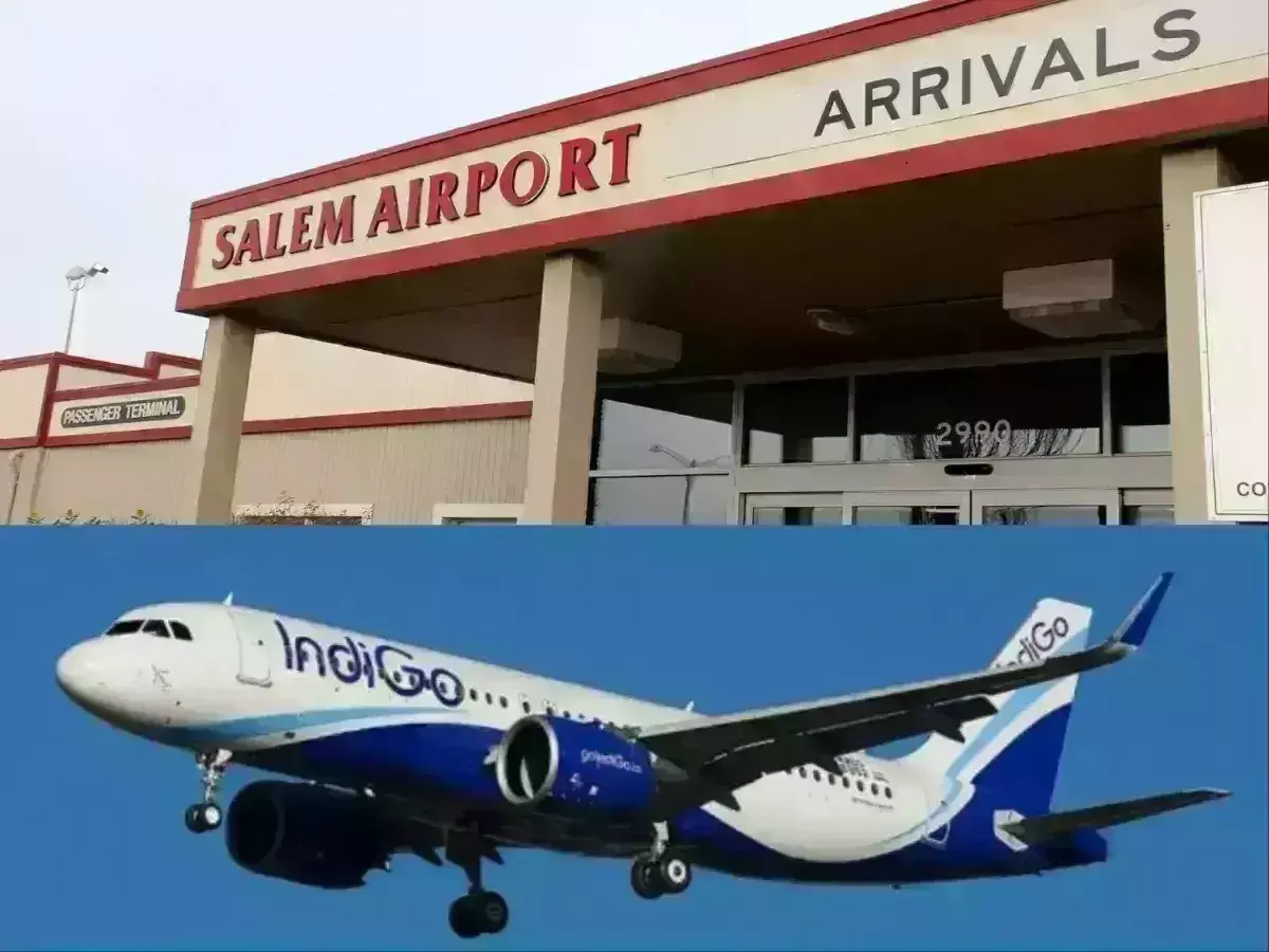 Chennai Salem Flight Service Started சென்னை-சேலம் இடையே இன்று முதல் விமான சேவை துவக்கம் Chennai Salem Flight Service Started சென்னை-சேலம் இடையே இன்று முதல் விமான சேவை துவக்கம்
