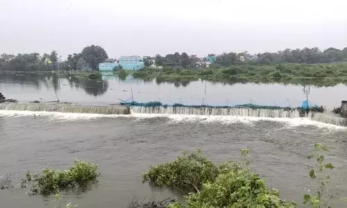 திருவில்லிபுத்தூர் அருகே நிரம்பி வழியும் மூன்று கண்மாய்கள்