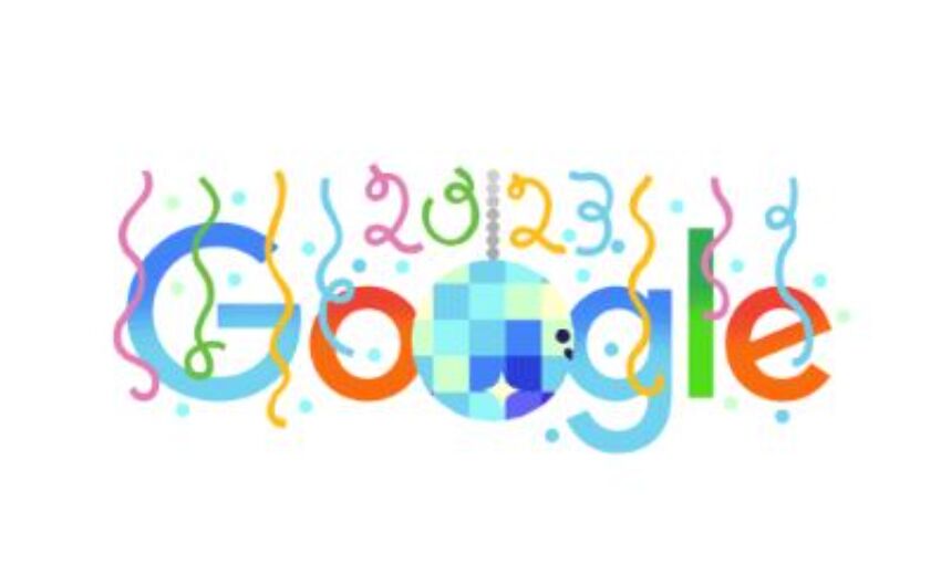 Google celebrates New Year's Eve with animated festive doodle