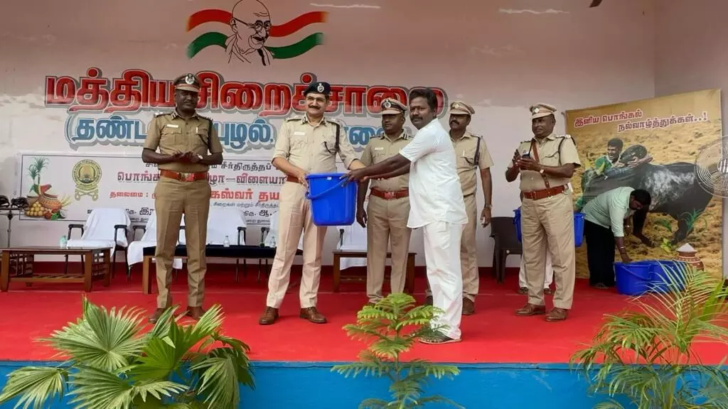 புழல் சிறையில் பொங்கல் விழா புழல் சிறையில் பொங்கல் விழா