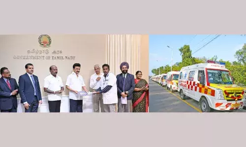 பொதுமக்களின் பயன்பாட்டிற்காக 75 ஆம்புலன்ஸ் வாகனங்கள்: முதல்வர் வழங்கல் பொதுமக்களின் பயன்பாட்டிற்காக 75 ஆம்புலன்ஸ் வாகனங்கள்: முதல்வர் வழங்கல்