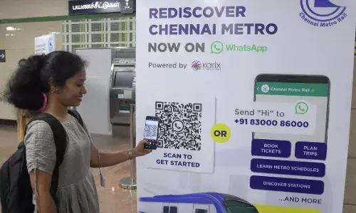 மெட்ரோ ரயில் நிலையங்களில் வாட்ஸ்-அப் மூலம் ‘க்யூஆர்’ பயணச் சீட்டு பெறும் வசதி