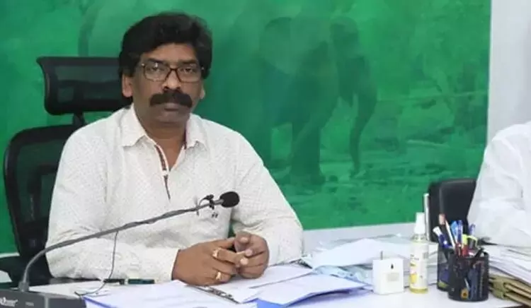 ஜார்க்கண்ட் முதல்வர் ஹேமந்த் சோரன் ராஜினாமா ஜார்க்கண்ட் முதல்வர் ஹேமந்த் சோரன் ராஜினாமா