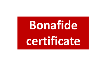 bonafide சர்டிபிகேட் இல்லைன்னா ஒரு லோன் கூட வாங்கமுடியாது..! சான்றிதழ் முக்கியமுங்க..!