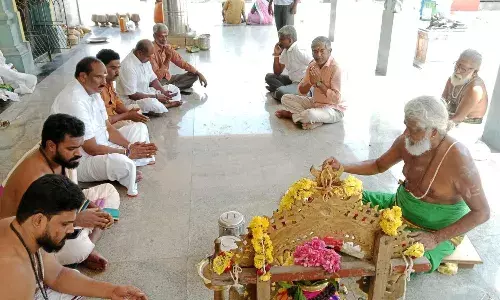 மீண்டும் நரேந்திர மோடி பிரதமராக அகத்தீஸ்வரர் கோவிலில் ரத சப்தமி பூஜை..!