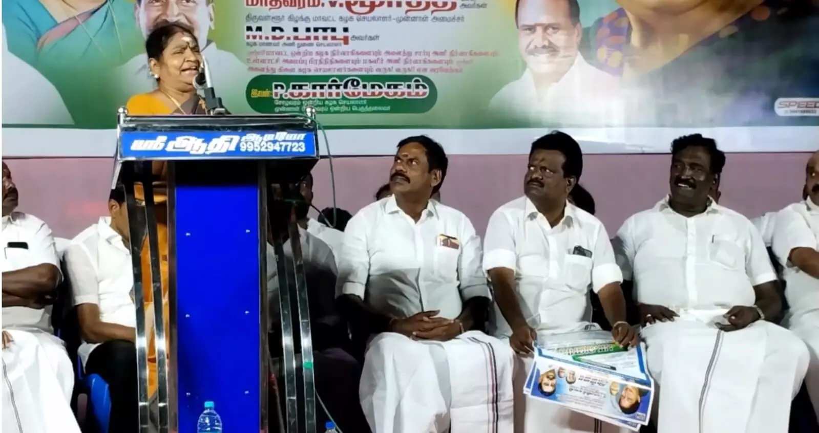 ஜெயலலிதா பிறந்தநாள் பொதுக்கூட்டம் முன்னாள் அமைச்சர் வளர்மதி பங்கேற்பு ஜெயலலிதா பிறந்தநாள் பொதுக்கூட்டம் முன்னாள் அமைச்சர் வளர்மதி பங்கேற்பு