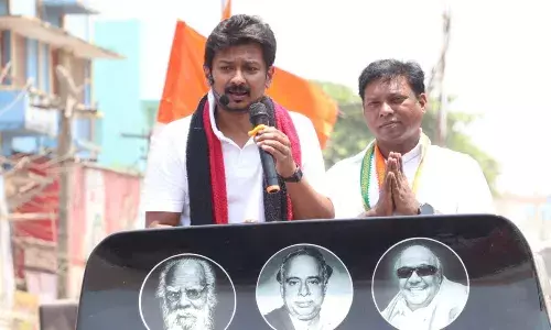 திருவள்ளூர் காங்கிரஸ் வேட்பாளரை ஆதரித்து  உதயநிதி ஸ்டாலின் பிரசாரம்..!