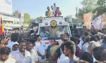 ஆரணி மக்களவைத் தொகுதியில் தேமுதிக பிரேமலதா விஜயகாந்த் வாக்கு சேகரிப்பு ஆரணி மக்களவைத் தொகுதியில் தேமுதிக பிரேமலதா விஜயகாந்த் வாக்கு சேகரிப்பு