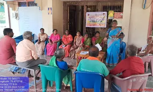 விதை கிராம குழு விவசாயிகளுக்கு பயிற்சி..! விதை கிராம குழு விவசாயிகளுக்கு பயிற்சி..!