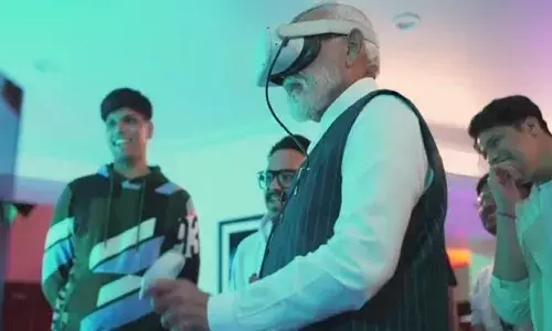 கேமரான பிரதமர் மோடி..! ஆரோக்ய கலந்துரையாடல்..!