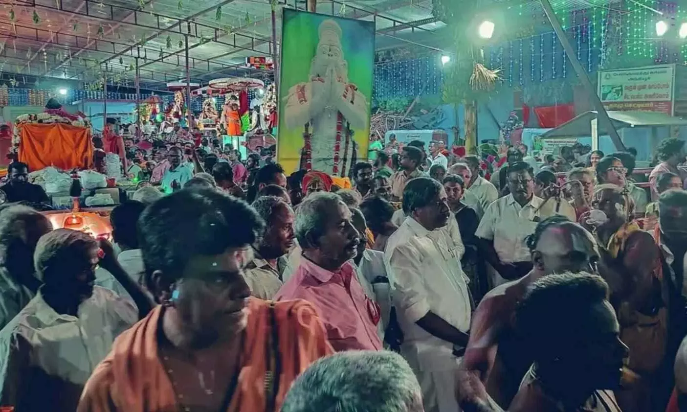 ராமானுஜர் 1007வது திரு அவதார தினம்: அந்தியூரில் ஒரே இடத்தில் 11 கருட சேவை ராமானுஜர் 1007வது திரு அவதார தினம்: அந்தியூரில் ஒரே இடத்தில் 11 கருட சேவை