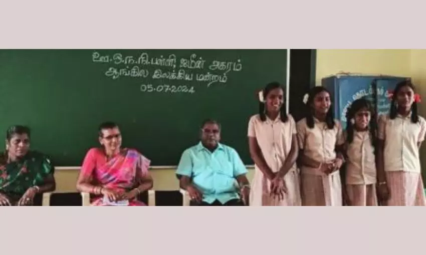 கலசப்பாக்கம் அருகே அரசுப் பள்ளிகளில் இலக்கிய மன்ற தொடக்க விழா கலசப்பாக்கம் அருகே அரசுப் பள்ளிகளில் இலக்கிய மன்ற தொடக்க விழா
