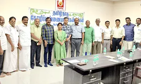 முட்டை ஏற்றுமதியாளர்கள் சங்கக் கூட்டம் தொழில் கூட்டமைப்பு நிர்வாகிகள் பங்கேற்பு முட்டை ஏற்றுமதியாளர்கள் சங்கக் கூட்டம் தொழில் கூட்டமைப்பு நிர்வாகிகள் பங்கேற்பு