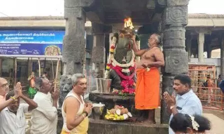 திருவண்ணாமலை அருணாசலேஸ்வரா் கோவிலில் பிரதோஷ விழா திருவண்ணாமலை அருணாசலேஸ்வரா் கோவிலில் பிரதோஷ விழா