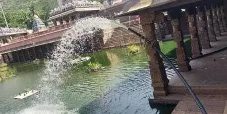 இன்று அண்ணாமலையார் கோவிலில் ஆடிப்பூர தீர்த்த வாரி விழா இன்று அண்ணாமலையார் கோவிலில் ஆடிப்பூர தீர்த்த வாரி விழா