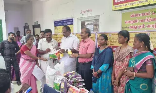 விவசாயிகளுக்கு வேளாண் இடுபொருட்கள் : எம்எல்ஏ வழங்கினார்..! விவசாயிகளுக்கு வேளாண் இடுபொருட்கள் : எம்எல்ஏ வழங்கினார்..!