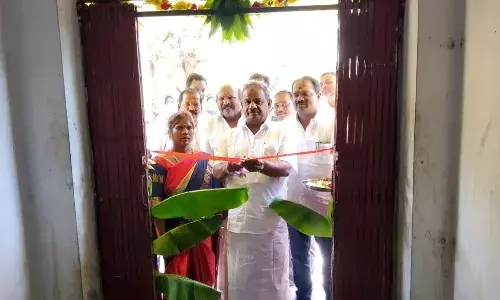 தர்மபுரி அருகே இலக்கியம்பட்டியில் புதிய அங்கன்வாடி மையம் திறப்பு