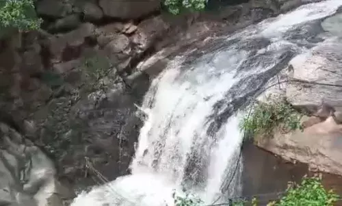 ஆத்தூர் ஆணைவாரி நீர்வீழ்ச்சியில் சுற்றுலா பயணிகள் வெள்ளம்! ஆத்தூர் ஆணைவாரி நீர்வீழ்ச்சியில் சுற்றுலா பயணிகள் வெள்ளம்!