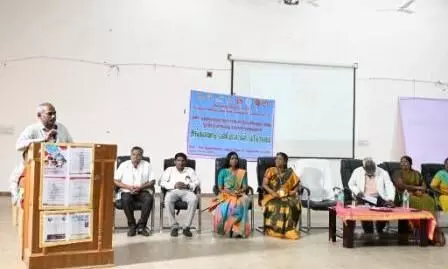 திருவண்ணாமலையில் அங்கன்வாடி பணியாளர்களுக்கான பயிலரங்கம் திருவண்ணாமலையில் அங்கன்வாடி பணியாளர்களுக்கான பயிலரங்கம்