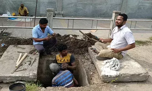குடிநீர் விநியோகத்தில் தடை: உடனடியாக பணிகளை துவங்கிய மாநகராட்சி குடிநீர் விநியோகத்தில் தடை: உடனடியாக பணிகளை துவங்கிய மாநகராட்சி