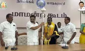 நாமக்கல் மாநகராட்சி கவுன்சில் கூட்டம் - பாதாள சாக்கடைத் திட்டம் குறித்த கவலைகள் நாமக்கல் மாநகராட்சி கவுன்சில் கூட்டம் - பாதாள சாக்கடைத் திட்டம் குறித்த கவலைகள்