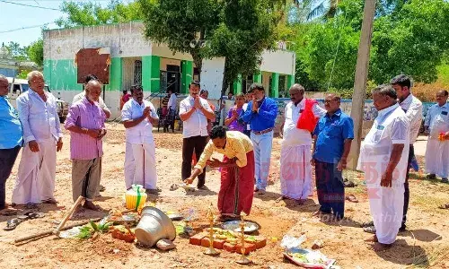 சுகாதார சேவையின் புதிய உதயம்..! சுகாதார மையம் கட்டல் பூமி பூஜை..! சுகாதார சேவையின் புதிய உதயம்..! சுகாதார மையம் கட்டல் பூமி பூஜை..!