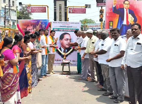 நாமக்கல்லில் கிழக்கு மாவட்ட பாஜ சார்பில் அம்பேத்கார் பிறந்த நாள் விழா நாமக்கல்லில் கிழக்கு மாவட்ட பாஜ சார்பில் அம்பேத்கார் பிறந்த நாள் விழா