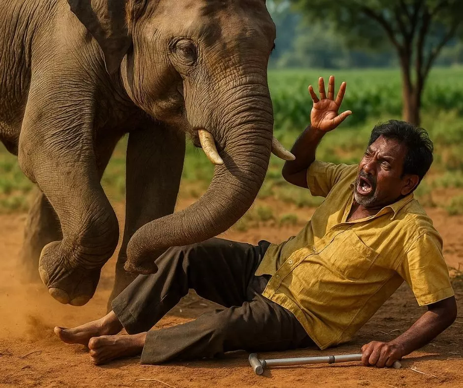 சேலத்தில் காட்டியானை தாக்கியதால் மாற்றுத்திறனாளி படுகாயம் சேலத்தில் காட்டியானை தாக்கியதால் மாற்றுத்திறனாளி படுகாயம்
