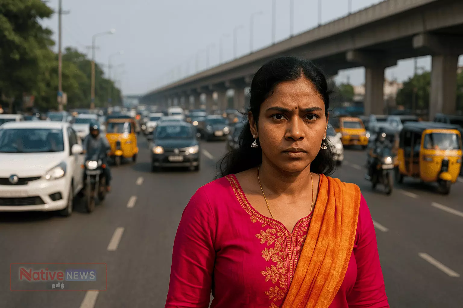 பாலம் இருந்தும் பயணிக்க வழியில்லை - போக்குவரத்து நெரிசலில் வாகனஓட்டிகள் பாலம் இருந்தும் பயணிக்க வழியில்லை - போக்குவரத்து நெரிசலில் வாகனஓட்டிகள்