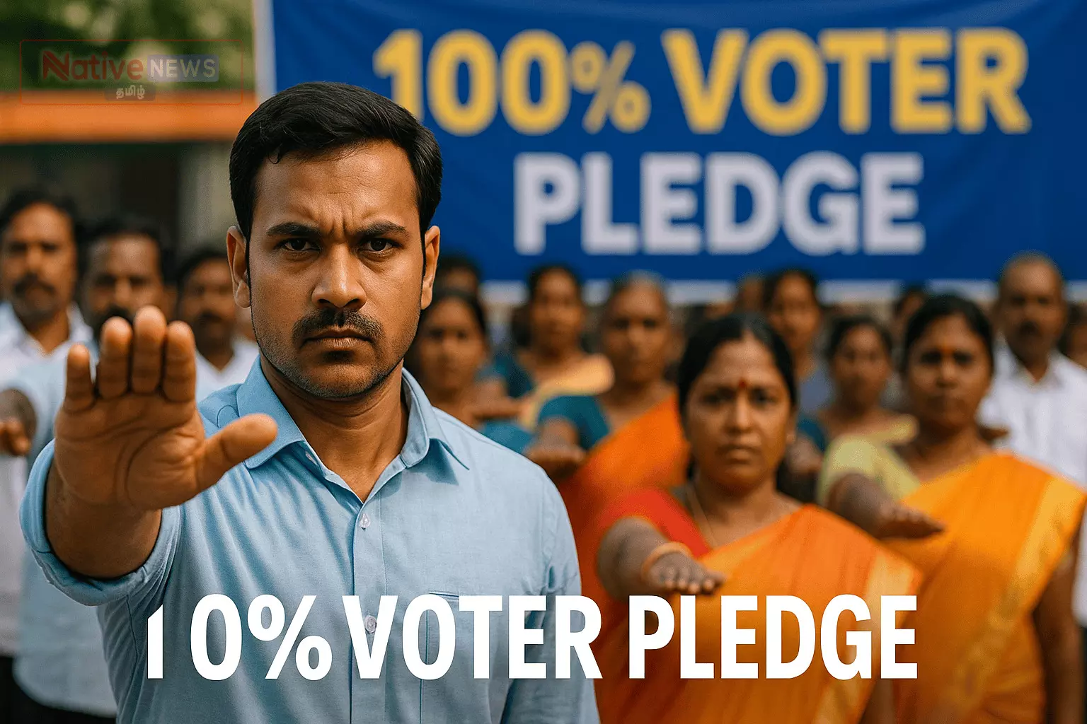 100 சதவீத ஓட்டுப்பதிவுக்கான விழிப்புணர்வு நிகழ்ச்சி 100 சதவீத ஓட்டுப்பதிவுக்கான விழிப்புணர்வு நிகழ்ச்சி