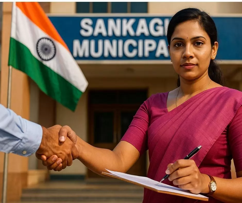 சங்ககிரி மாநகராட்சிக்கு புதிய ஆணையர் பொறுப்பேற்பு சங்ககிரி மாநகராட்சிக்கு புதிய ஆணையர் பொறுப்பேற்பு