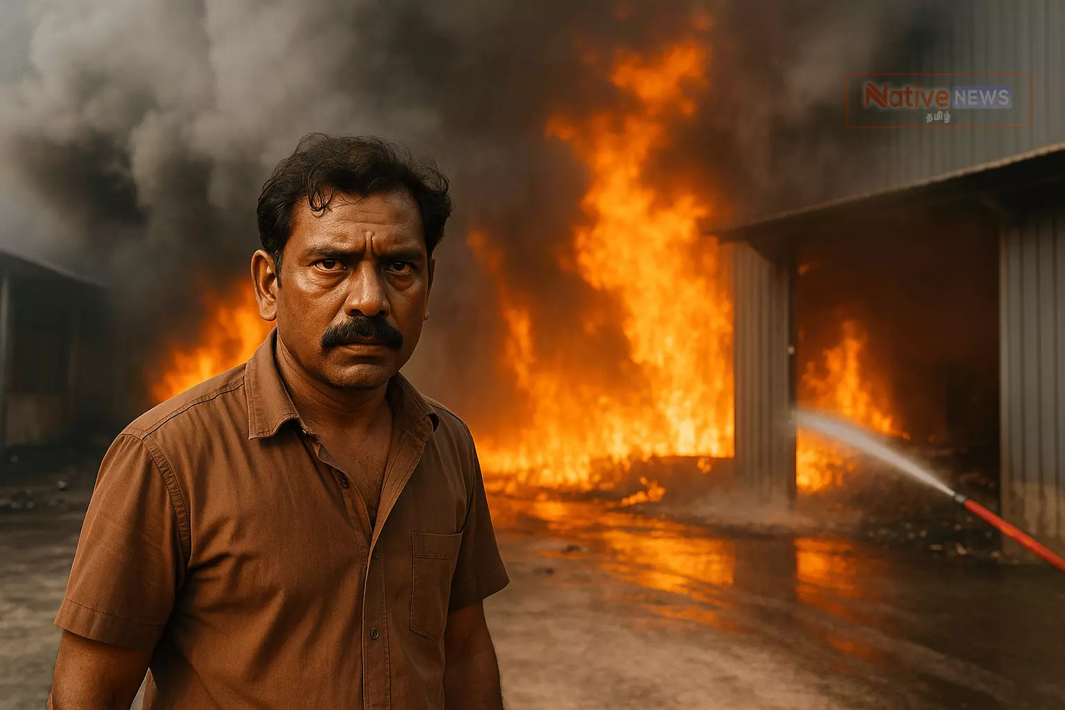 பரமத்திவேலூர் வெல்ல ஆலையில் பயங்கர தீவிபத்து பரமத்திவேலூர் வெல்ல ஆலையில் பயங்கர தீவிபத்து