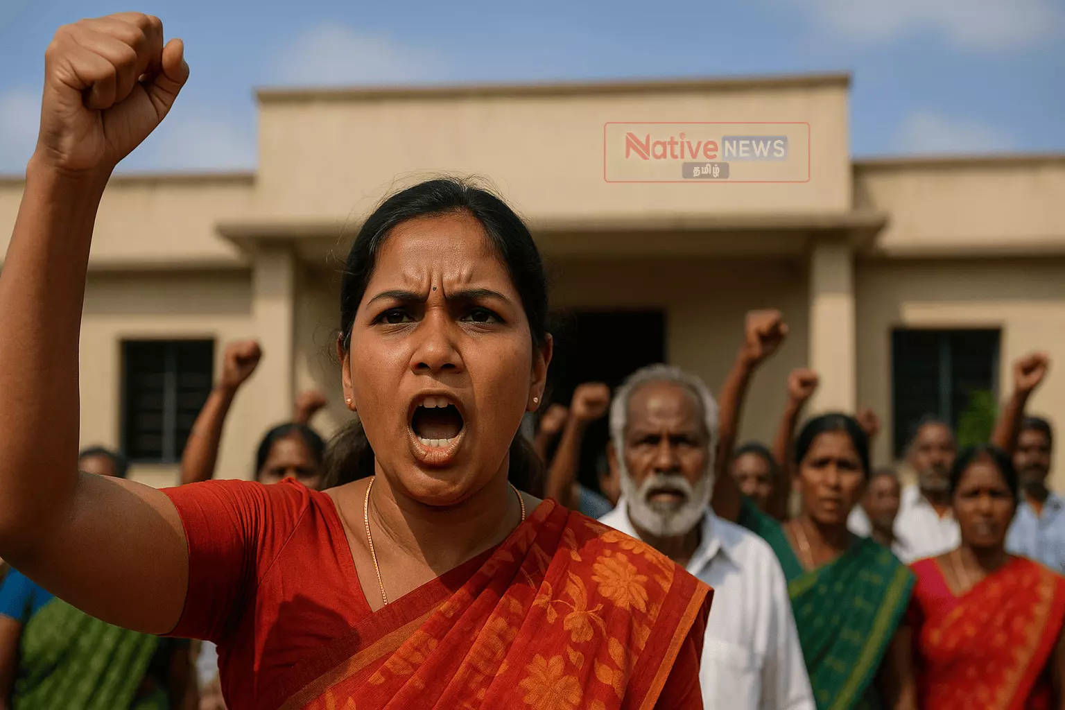 செவ்வந்திப்பட்டியில் பஞ்சாயத்து செயலர் மாற்றத்துக்கு எதிர்ப்பு செவ்வந்திப்பட்டியில் பஞ்சாயத்து செயலர் மாற்றத்துக்கு எதிர்ப்பு