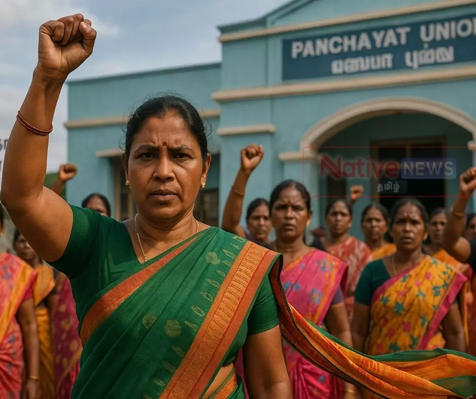 மகுடஞ்சாவடி பி.டி.ஓ. அலுவகத்தில் முற்றுகை போராட்டம் மகுடஞ்சாவடி பி.டி.ஓ. அலுவகத்தில் முற்றுகை போராட்டம்