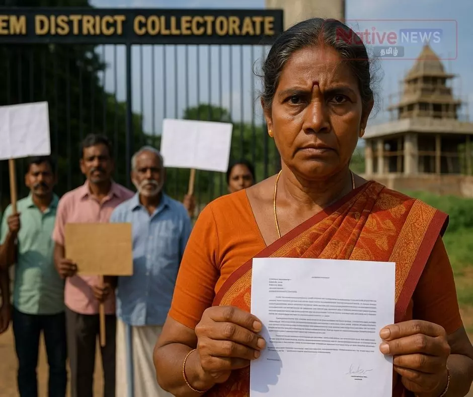கோவில் சொத்தை மீட்க கோரிய பொதுமக்கள் மனு கோவில் சொத்தை மீட்க கோரிய பொதுமக்கள் மனு
