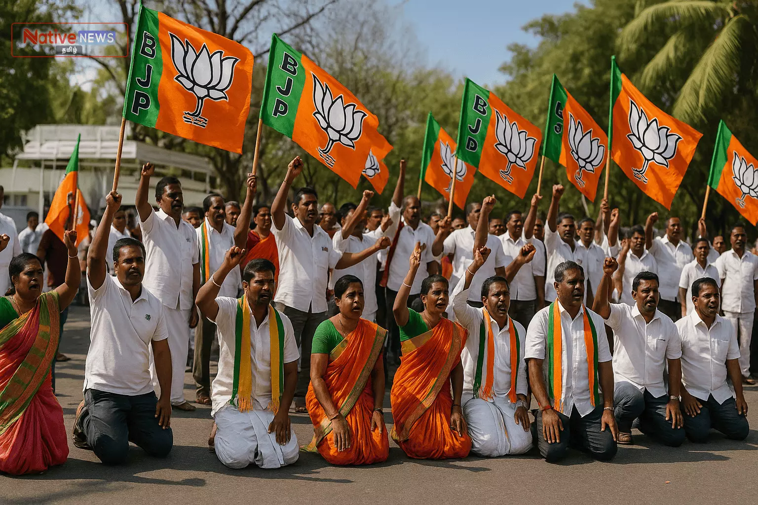 சட்டவிரோத குடியிருப்புக்கெதிராக கோபியில் பா.ஜ.க,வினர் ஆர்ப்பாட்டம் சட்டவிரோத குடியிருப்புக்கெதிராக கோபியில் பா.ஜ.க,வினர் ஆர்ப்பாட்டம்