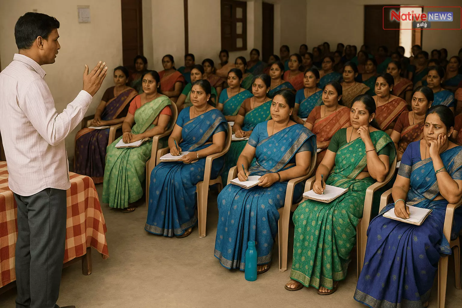 வீடு செல்வதா? பள்ளி செல்வதா? கோபத்தில் அரசு பள்ளி ஆசிரியர்கள் வீடு செல்வதா? பள்ளி செல்வதா? கோபத்தில் அரசு பள்ளி ஆசிரியர்கள்