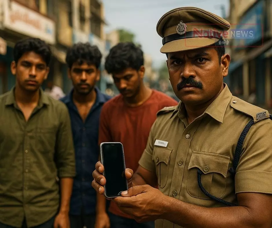 சேலம் மூதாட்டியின் கைபேசி பறிப்பு மூவர் கைது சேலம் மூதாட்டியின் கைபேசி பறிப்பு மூவர் கைது