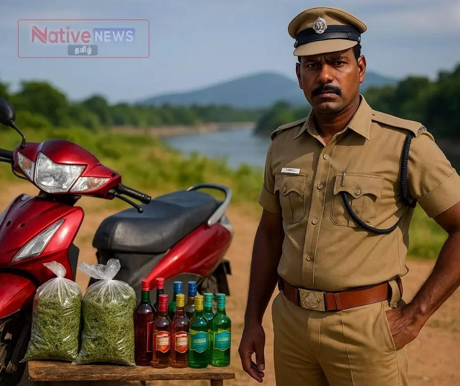 கஞ்சா மது பாட்டில் வைத்திருந்த மூன்று பேர் கைது கஞ்சா மது பாட்டில் வைத்திருந்த மூன்று பேர் கைது