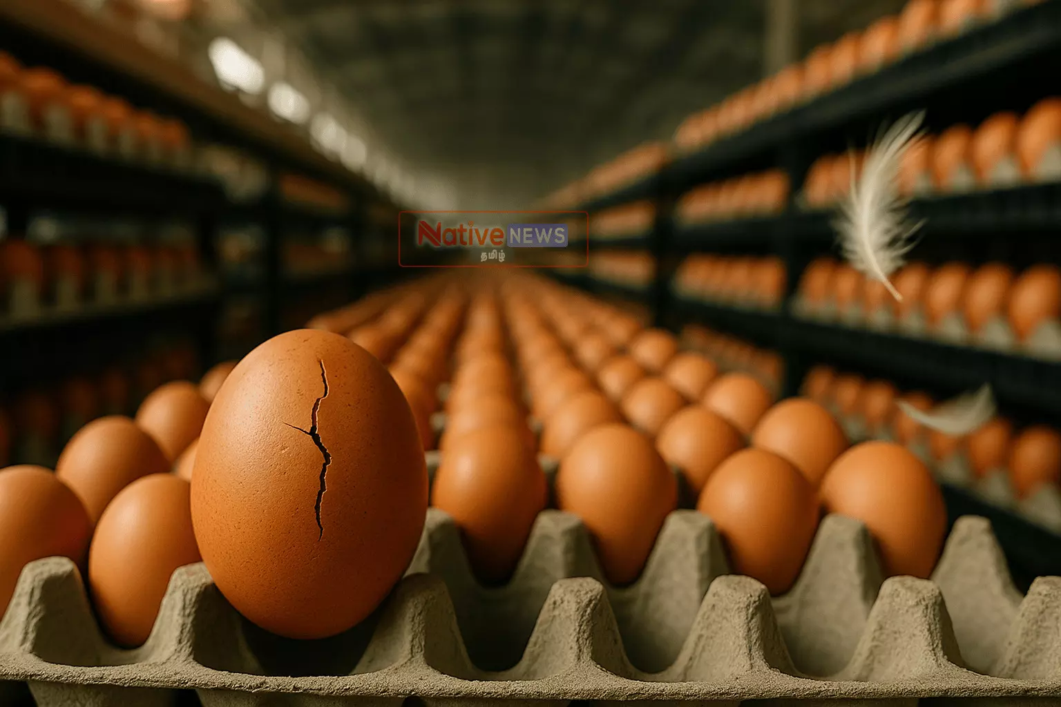 உற்பத்தியில் 20% சரிவால் நாமக்கல் முட்டை விலை உயர்வு உற்பத்தியில் 20% சரிவால் நாமக்கல் முட்டை விலை உயர்வு