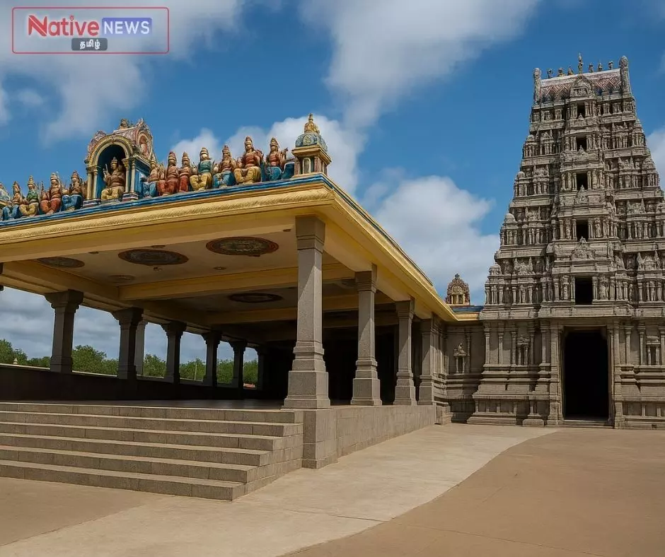 சூறாவளியில் பறந்த தகடு – சென்னிமலையில் முருகன் தேரின் கொட்டகை பாதிப்பு சூறாவளியில் பறந்த தகடு – சென்னிமலையில் முருகன் தேரின் கொட்டகை பாதிப்பு