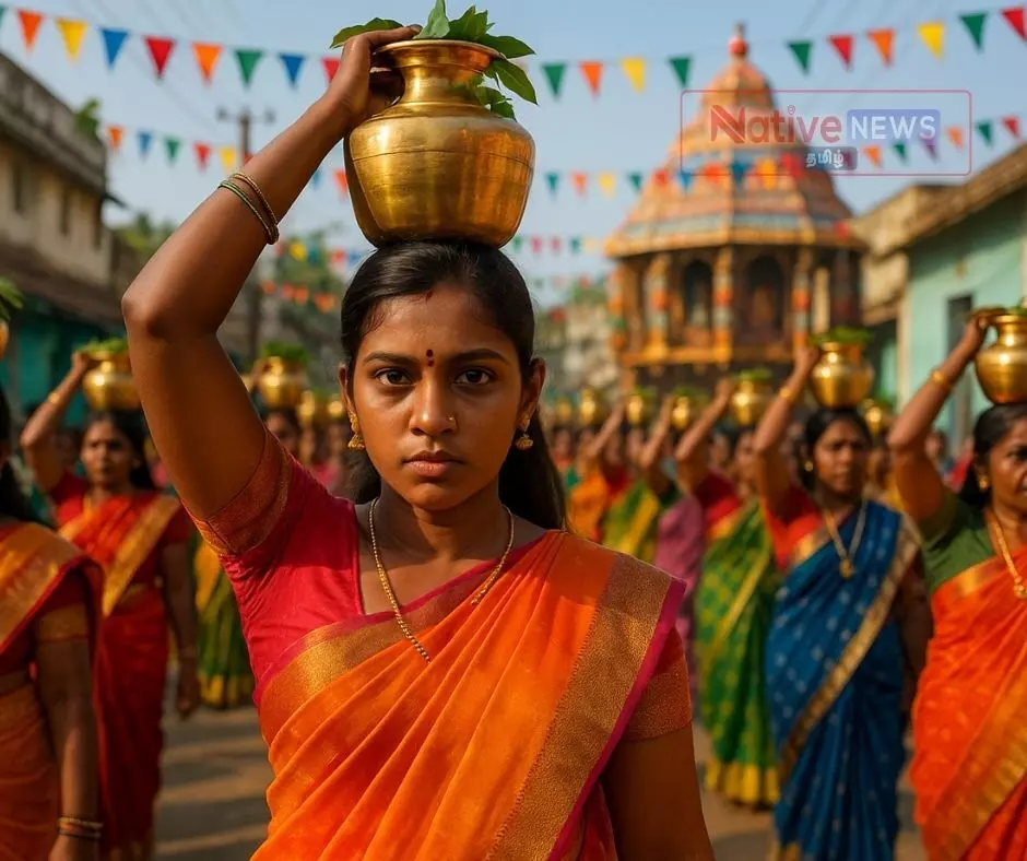 ஆத்தூர் திரவுபதி அம்மன் கோவிலில் தீர்த்தக்குட ஊர்வலம் ஆத்தூர் திரவுபதி அம்மன் கோவிலில் தீர்த்தக்குட ஊர்வலம்