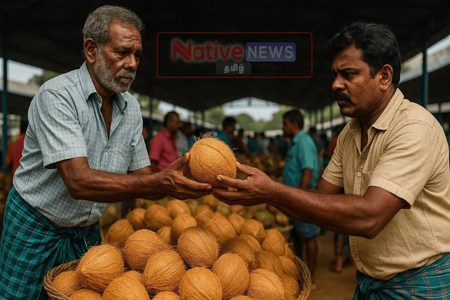 தேங்காய் விலை சரிந்ததால் விவசாயிகள் பாதிப்பு தேங்காய் விலை சரிந்ததால் விவசாயிகள் பாதிப்பு